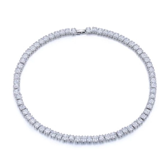 Swarovski Crystals Matika 50 Carat Tennis Necklace - Picture 8 of 9